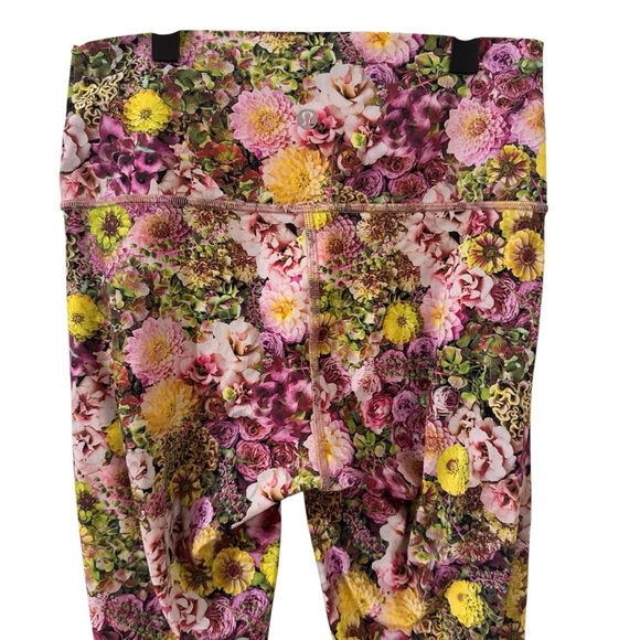 Lululemon Wunder Under High-Rise Tight Inflorescent Multi Floral Size 6 - Picture 8 of 10